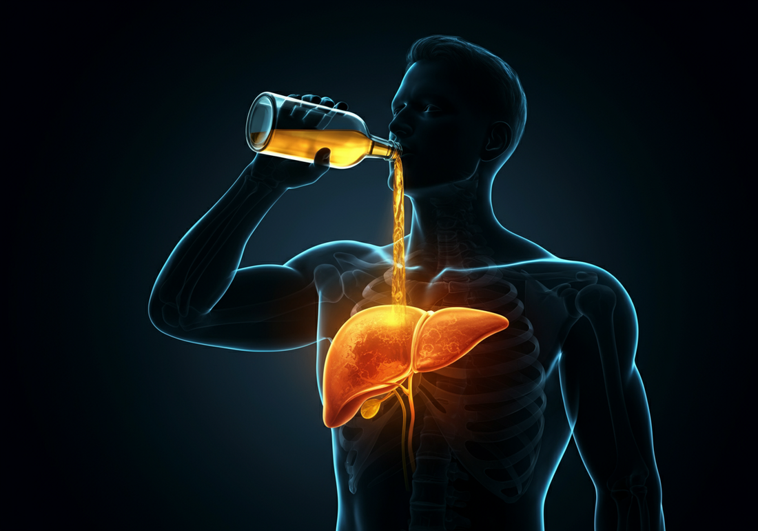 What percentage of liver cancer is caused by alcohol?