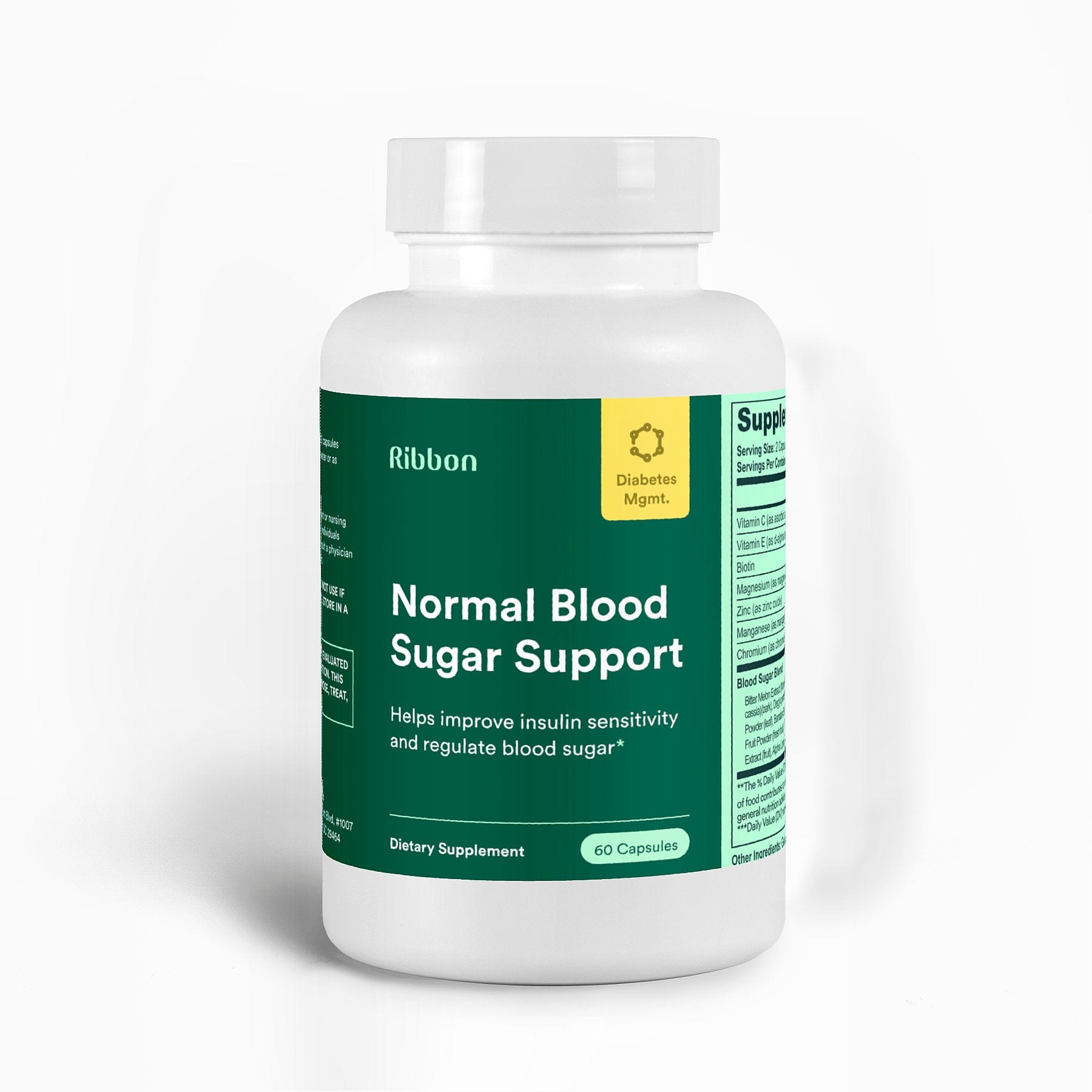Ribbon Checkup Specialty Supplements Normal Blood Sugar Support