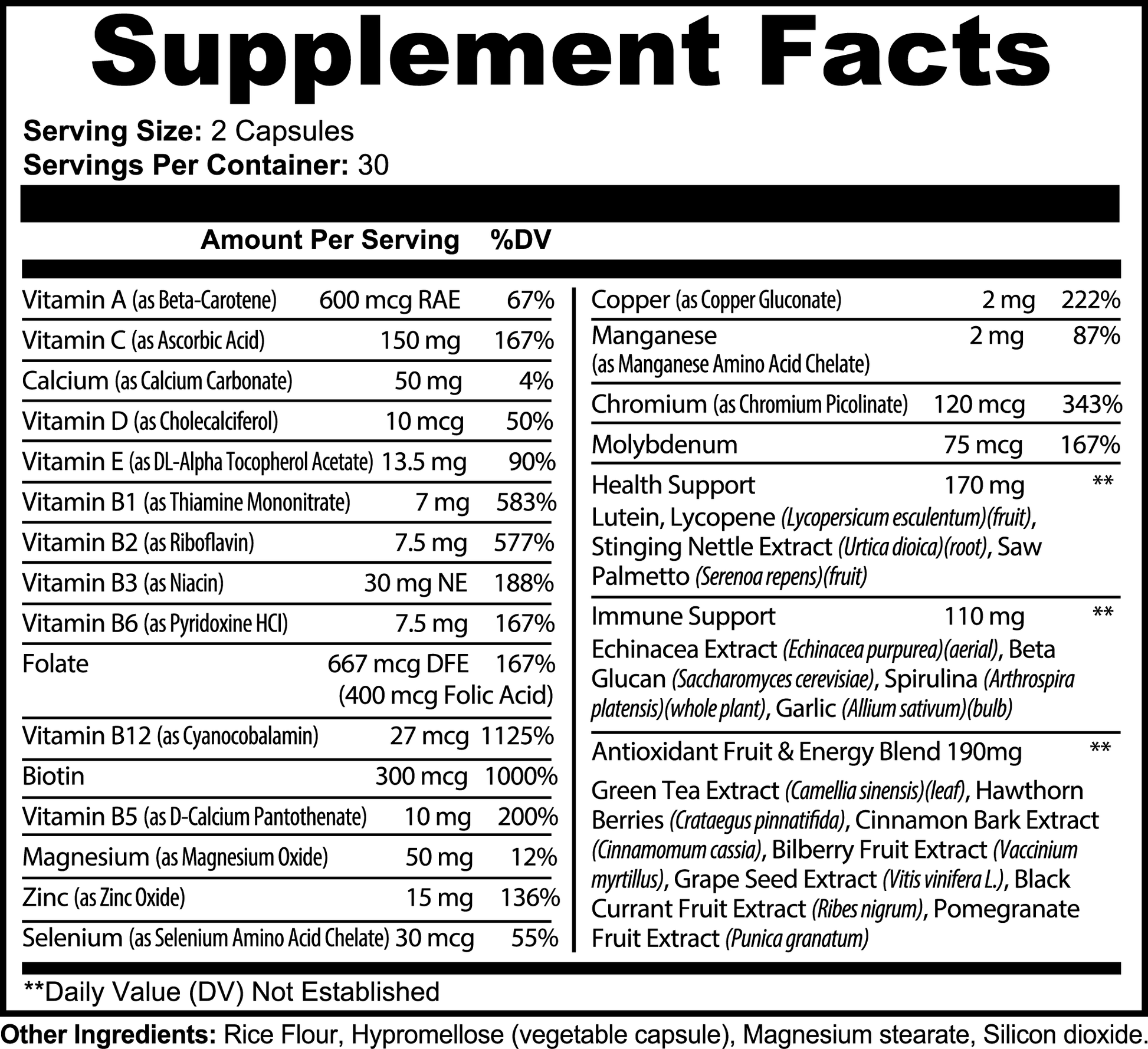 Ribbon Checkup Vitamins & Minerals Complete Multivitamin