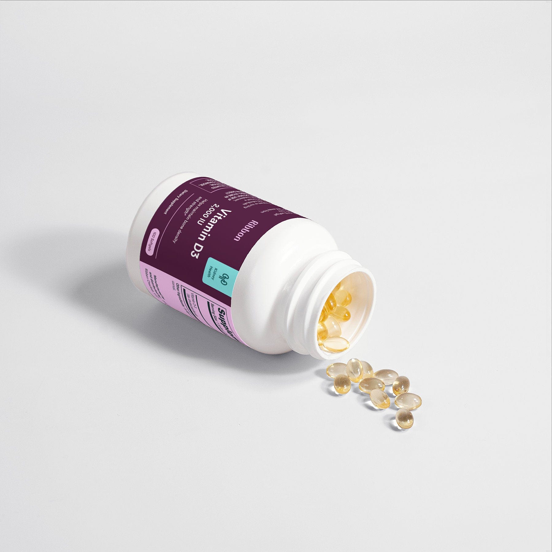 Ribbon Checkup Vitamins & Minerals Vitamin D3 2,000 IU